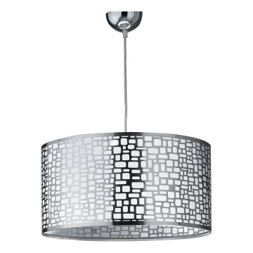 ONLI - Κρεμαστό φωτιστικό οροφής BRUCE 1xE27/15W/230V διάμετρος 45 cm ματ χρώμιο