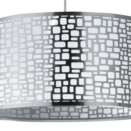 ONLI - Κρεμαστό φωτιστικό οροφής BRUCE 1xE27/15W/230V διάμετρος 45 cm ματ χρώμιο