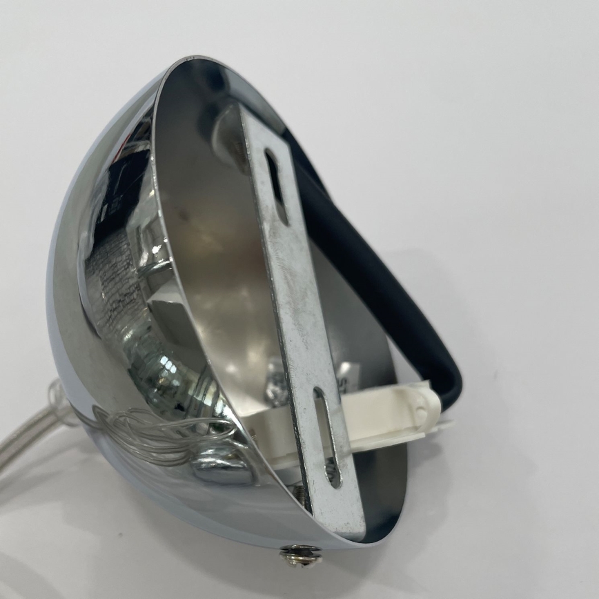 ONLI - Κρεμαστό φωτιστικό οροφής BRUCE 1xE27/15W/230V διάμετρος 45 cm ματ χρώμιο
