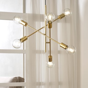 ONLI - Κρεμαστό φωτιστικό οροφής CROSS 6xE27/22W/230V