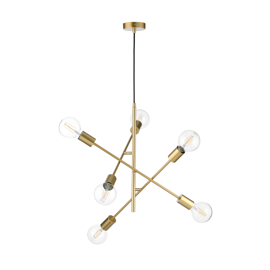 ONLI - Κρεμαστό φωτιστικό οροφής CROSS 6xE27/22W/230V