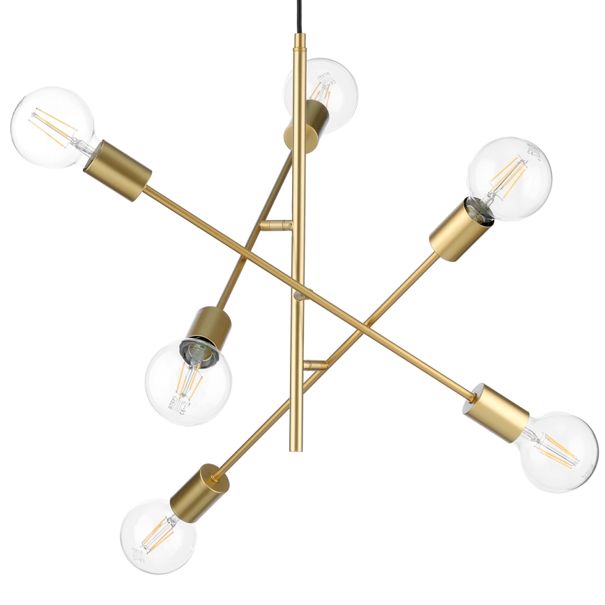 ONLI - Κρεμαστό φωτιστικό οροφής CROSS 6xE27/22W/230V