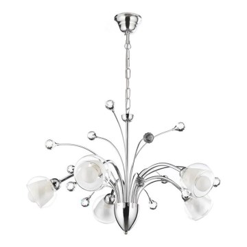 ONLI -Κρεμαστό φωτιστικό οροφής DIAMANTE 5xE14/6W/230V