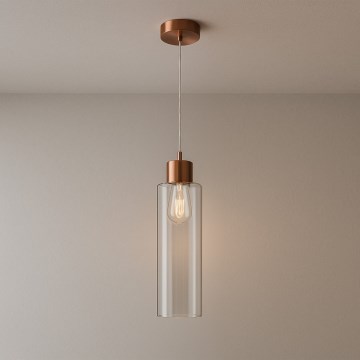 ONLI - Κρεμαστό φωτιστικό οροφής DODO 1xE27/22W/230V χαλκός