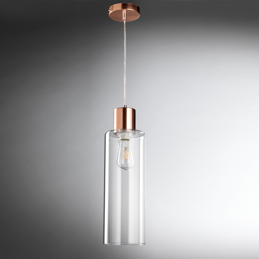 ONLI - Κρεμαστό φωτιστικό οροφής DODO 1xE27/22W/230V χαλκός