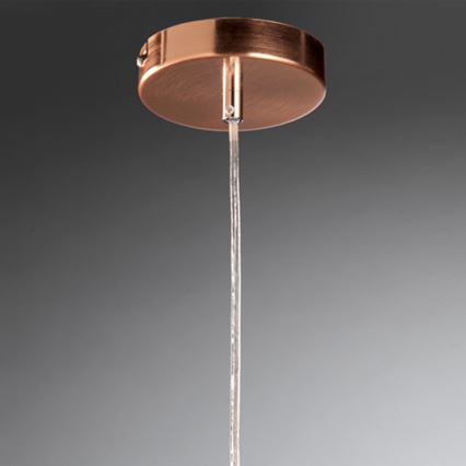 ONLI - Κρεμαστό φωτιστικό οροφής DODO 1xE27/22W/230V χαλκός