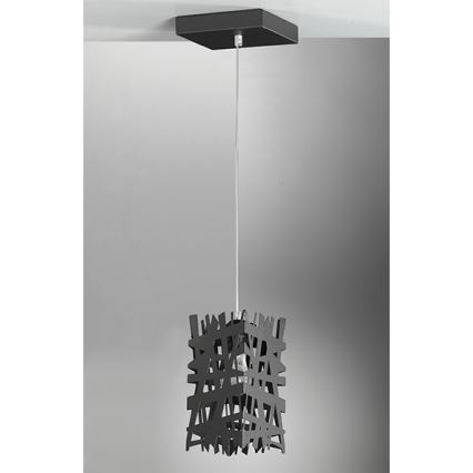 ONLI - Κρεμαστό φωτιστικό οροφής FORESTA 1xE27/15W/230V μαύρο