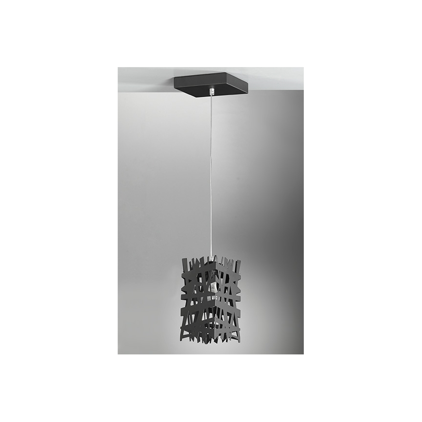 ONLI - Κρεμαστό φωτιστικό οροφής FORESTA 1xE27/15W/230V μαύρο