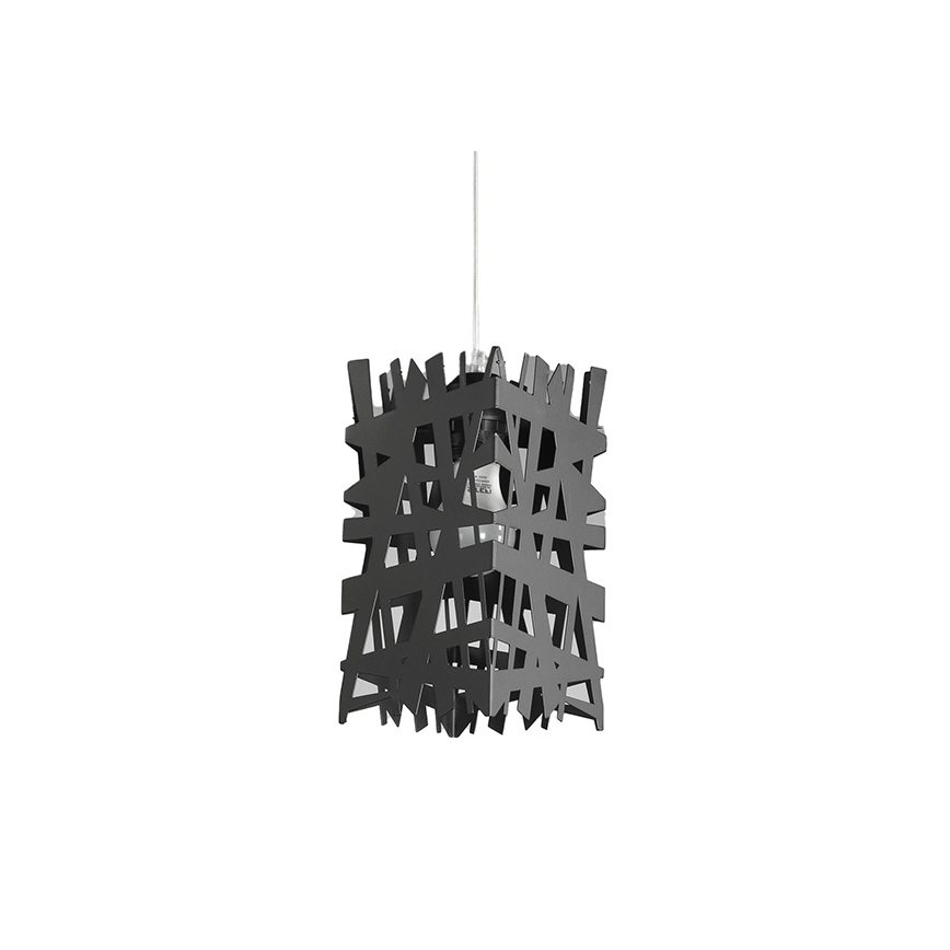 ONLI - Κρεμαστό φωτιστικό οροφής FORESTA 1xE27/15W/230V μαύρο
