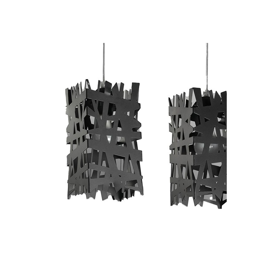 ONLI - Κρεμαστό φωτιστικό οροφής FORESTA 3xE27/15W/230V μαύρο
