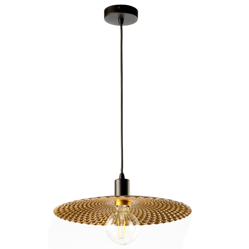 ONLI - Κρεμαστό φωτιστικό οροφής GOLDEN 1xE27/22W/230V χρυσαφί/μαύρο