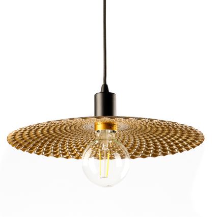 ONLI - Κρεμαστό φωτιστικό οροφής GOLDEN 1xE27/22W/230V χρυσαφί/μαύρο