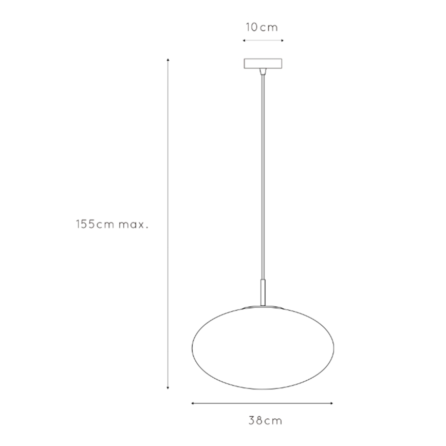 ONLI - Κρεμαστό φωτιστικό οροφής JANET 1xE27/6W/230V διάμετρος 38 cm