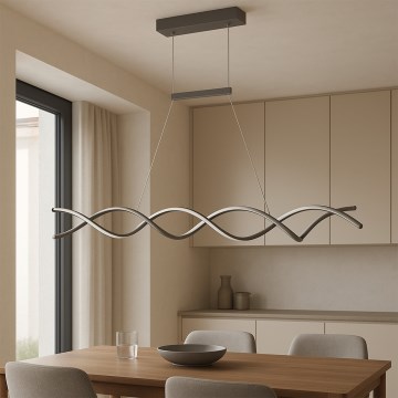 ONLI -  Κρεμαστό φωτιστικό οροφής LED DNA LED/24W/230V 4000K ασημί