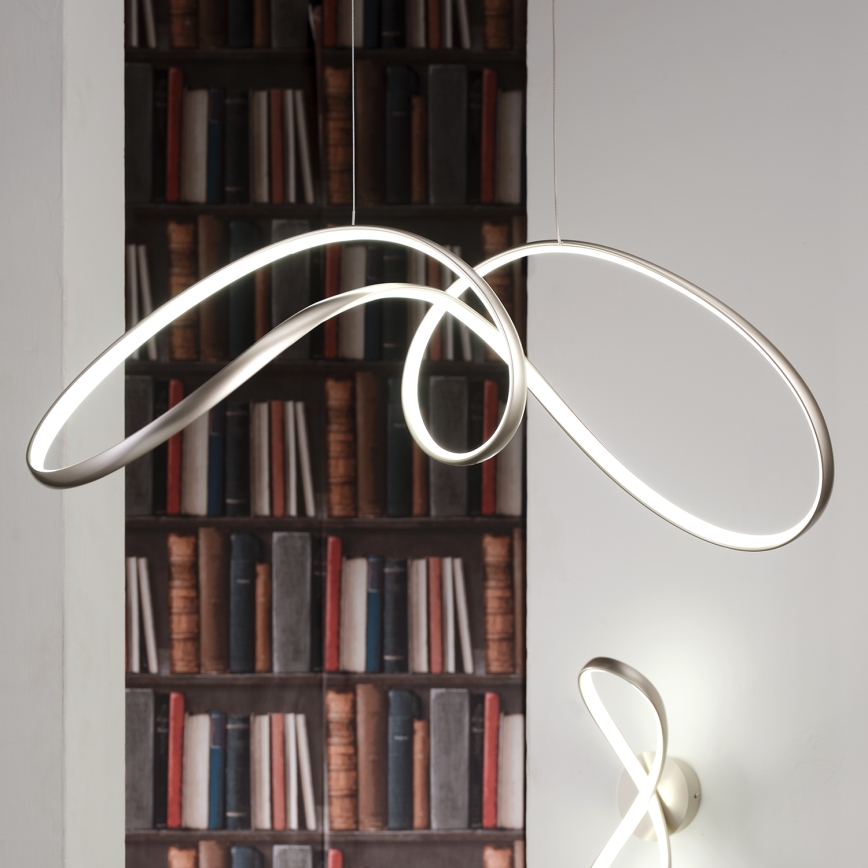 ONLI -  Κρεμαστό φωτιστικό οροφής LED INFINITY LED/50W/230V 4500K ματ χρώμιο