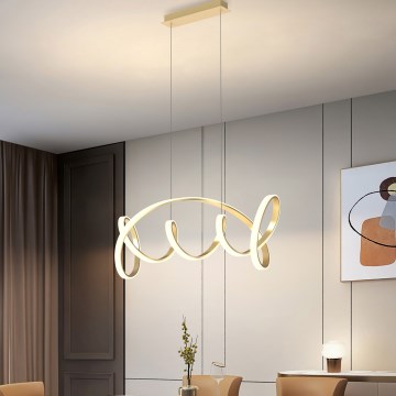 ONLI -  Κρεμαστό φωτιστικό οροφής LED KIRA LED/60W/230V 4000K χρυσό