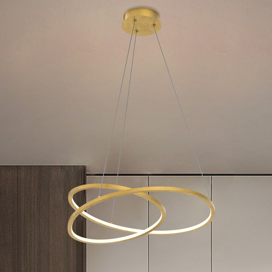 ONLI -  Κρεμαστό φωτιστικό οροφής LED LIBERTY LED/30W/230V 4000K χρυσό