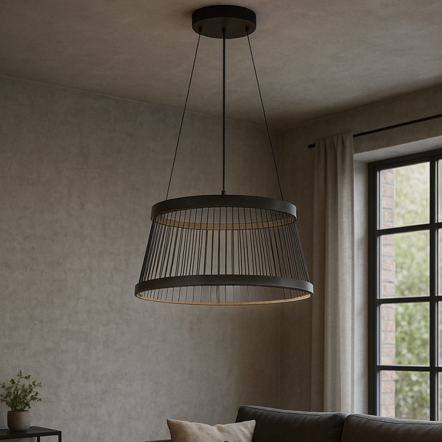 ONLI -  Κρεμαστό φωτιστικό οροφής LED MATE LED/40W/230V 4000K μαύρο
