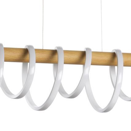 ONLI -  Κρεμαστό φωτιστικό οροφής LED NILO LED/70W/230V 4000K καφέ/λευκό