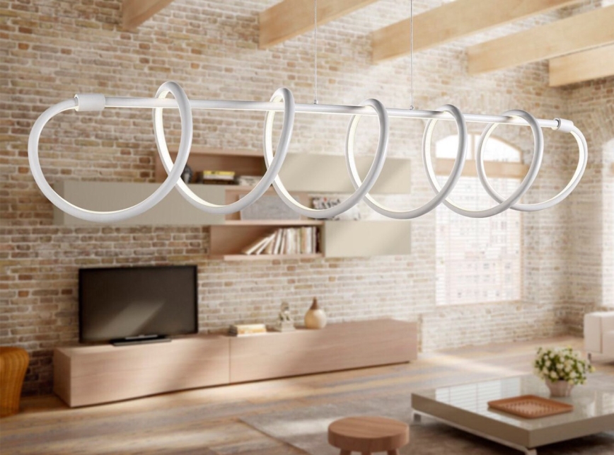 ONLI -  Κρεμαστό φωτιστικό οροφής LED SPIRALE LED/72W/230V 3000K λευκό