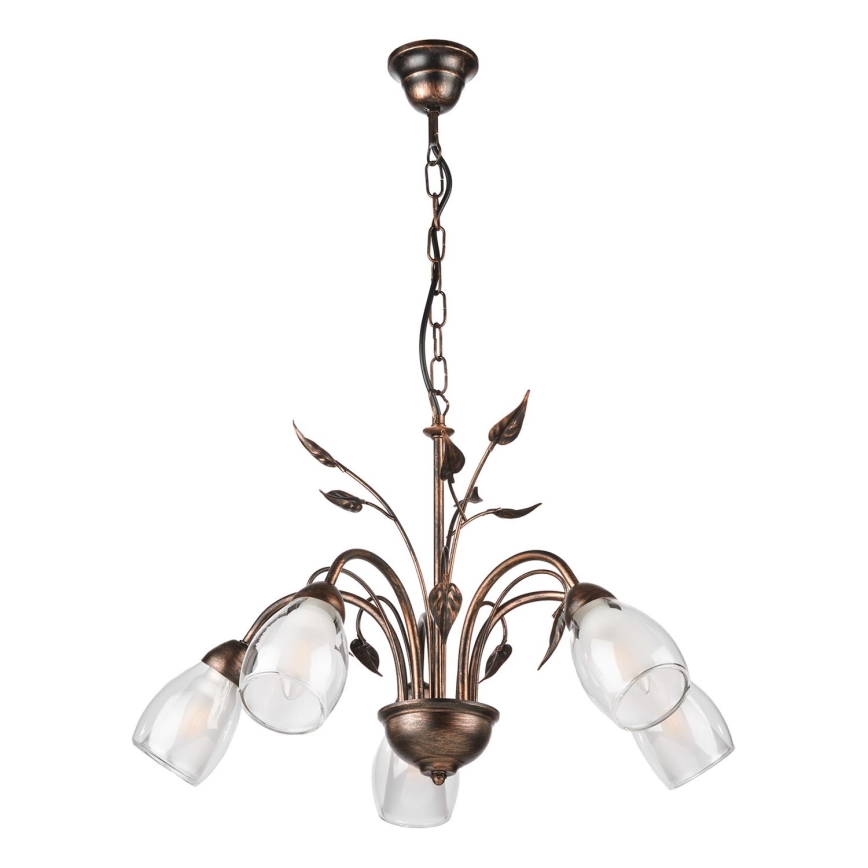 ONLI - Κρεμαστό φωτιστικό οροφής LILIANA 5xE14/6W/230V
