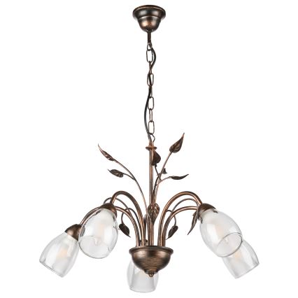 ONLI - Κρεμαστό φωτιστικό οροφής LILIANA 5xE14/6W/230V