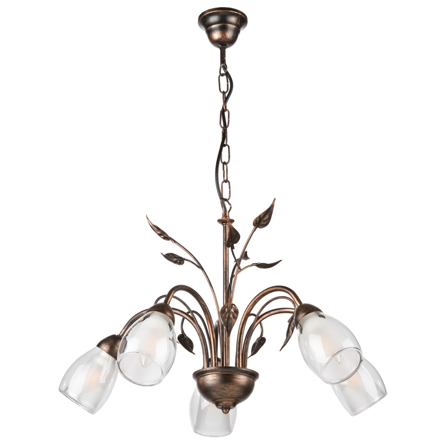 ONLI - Κρεμαστό φωτιστικό οροφής LILIANA 5xE14/6W/230V
