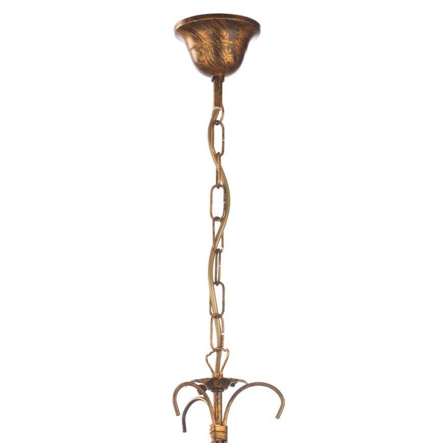 ONLI - Κρεμαστό φωτιστικό οροφής LUCREZIA 1xE27/22W/230V μπρονζέ
