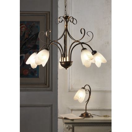 ONLI - Κρεμαστό φωτιστικό οροφής ODINO 5xE14/6W/230V