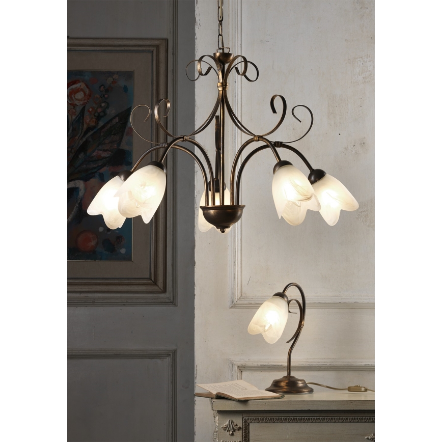 ONLI - Κρεμαστό φωτιστικό οροφής ODINO 5xE14/6W/230V