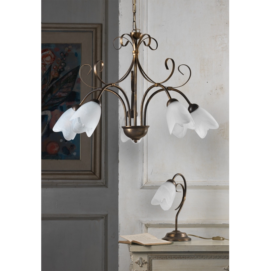 ONLI - Κρεμαστό φωτιστικό οροφής ODINO 5xE14/6W/230V