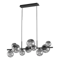 ONLI - Κρεμαστό φωτιστικό οροφής PALOMA 10xG9/10W/230V μαύρο/φιμέ