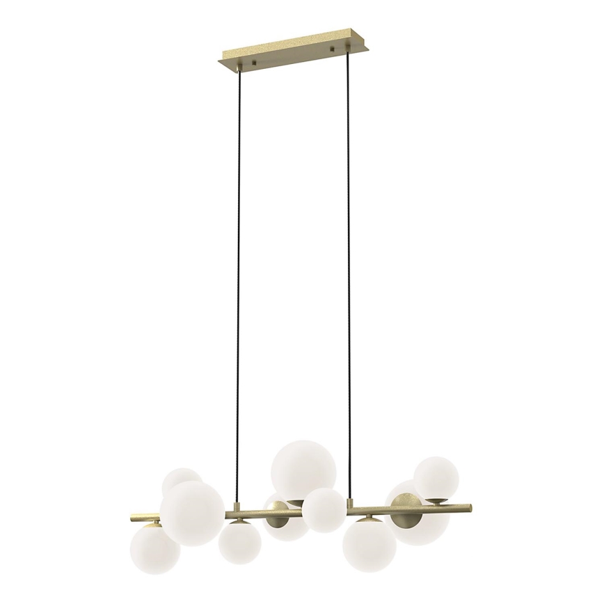 ONLI - Κρεμαστό φωτιστικό οροφής PALOMA 10xG9/10W/230V χρυσό