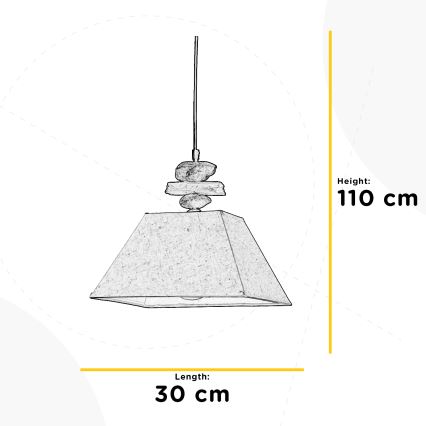 ONLI - Κρεμαστό φωτιστικό οροφής  SEREGON 1xE27/22W/230V