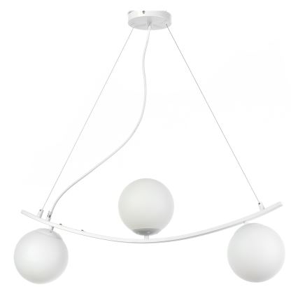 ONLI - Κρεμαστό φωτιστικό οροφής TRIO 3xE14/6W/230V λευκό