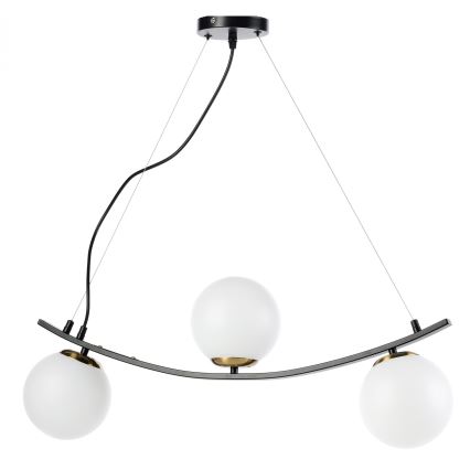 ONLI -Κρεμαστό φωτιστικό οροφής TRIO 3xE14/6W/230V μαύρο
