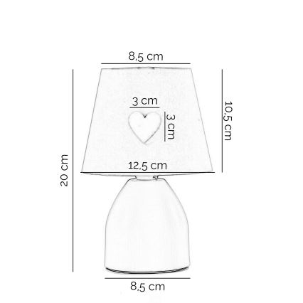 ONLI - Παιδική λάμπα TITTA 1xE14/6W/230V 20 cm ροζ