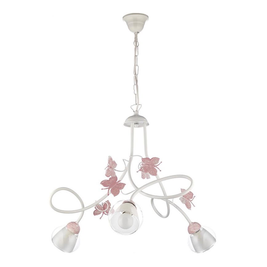 ONLI - Παιδικό πολύφωτο BUTTERFLY 3xE14/6W/230V