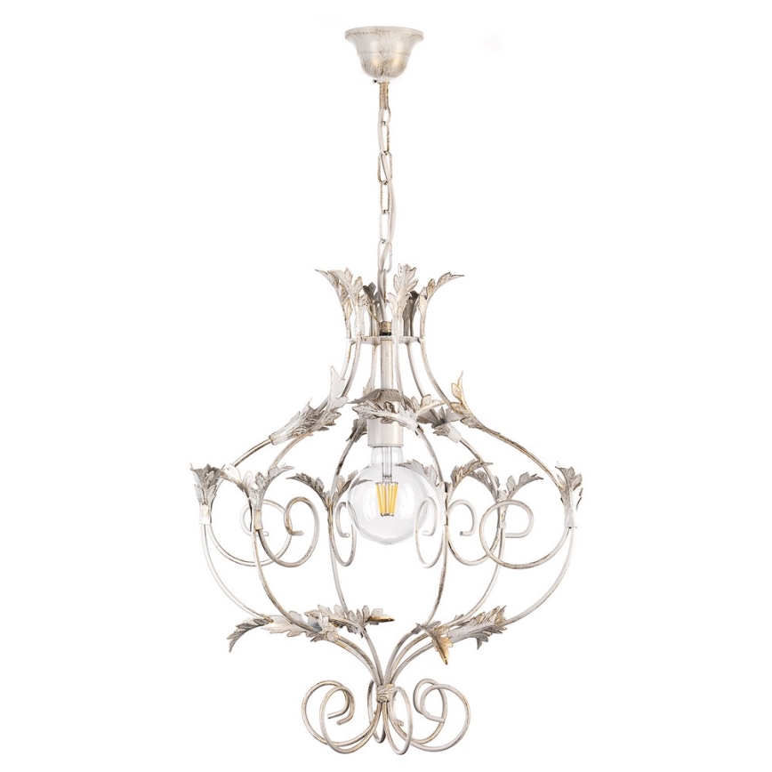 ONLI - Φωτιστικό οροφής με αλυσίδα CONTESSA 1xE27/22W/230V πατίνα