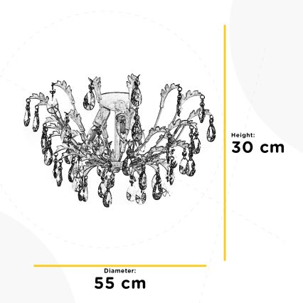 ONLI - Φωτιστικό οροφής CESTA 3xE14/6W/230V