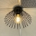 ONLI - Φωτιστικό οροφής DUCCIO 1xE27/22W/230V διάμετρος 30 cm μαύρο