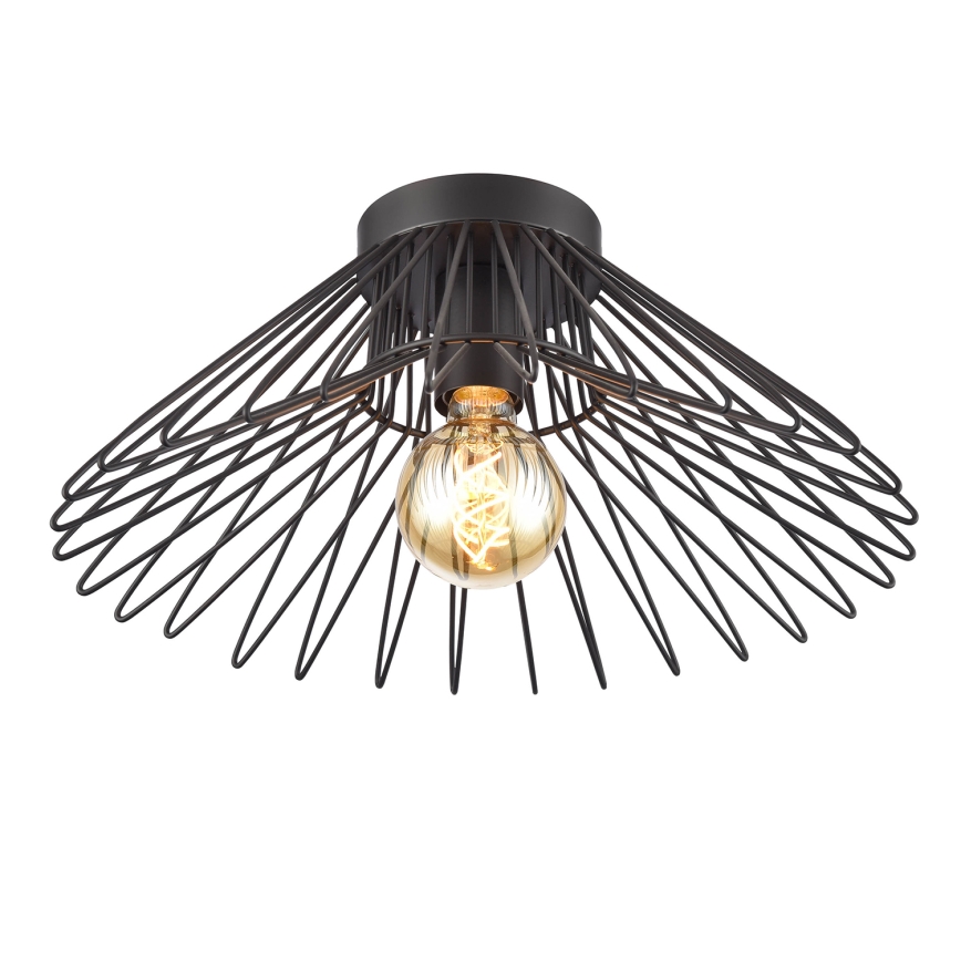 ONLI - Φωτιστικό οροφής DUCCIO 1xE27/22W/230V διάμετρος 60 cm μαύρο