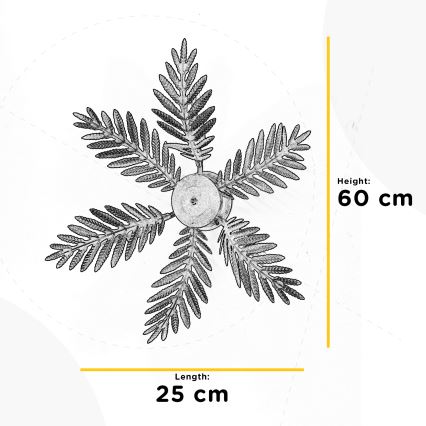 ONLI - Φωτιστικό οροφής FELCE 3xE14/6W/230V μπρονζέ