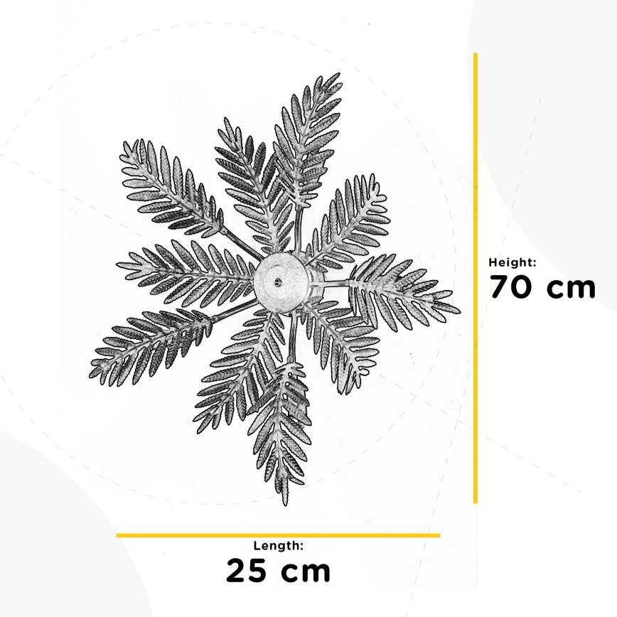 ONLI - Φωτιστικό οροφής FELCE 5xE14/6W/230V μπρονζέ