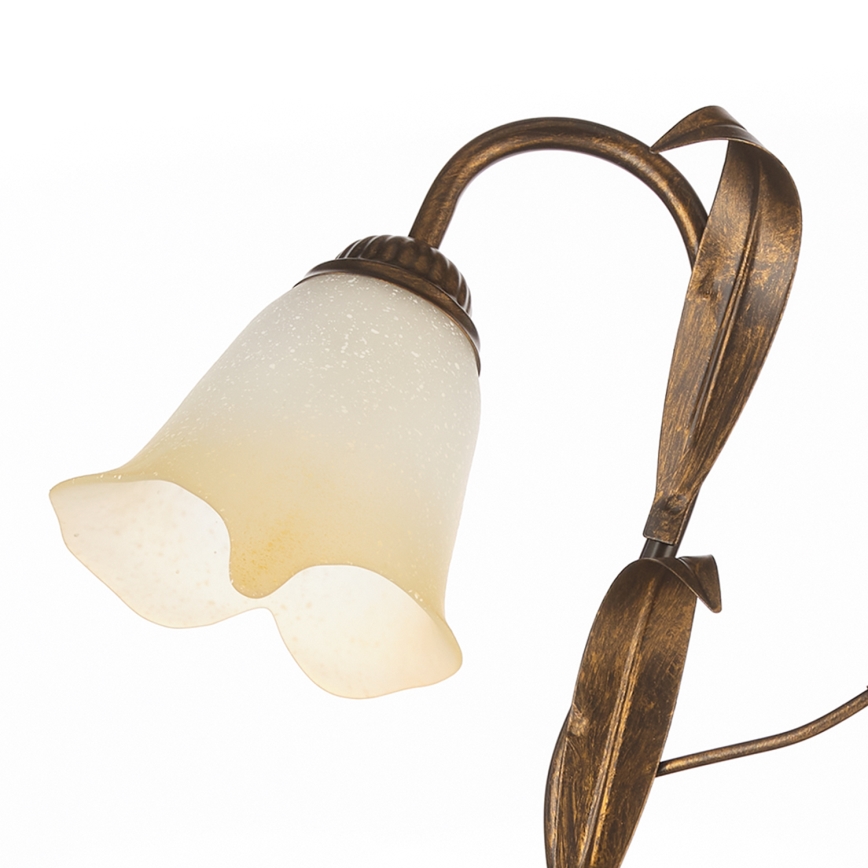 ONLI - Φωτιστικό οροφής LUCREZIA 3xE14/6W/230V μπρονζέ