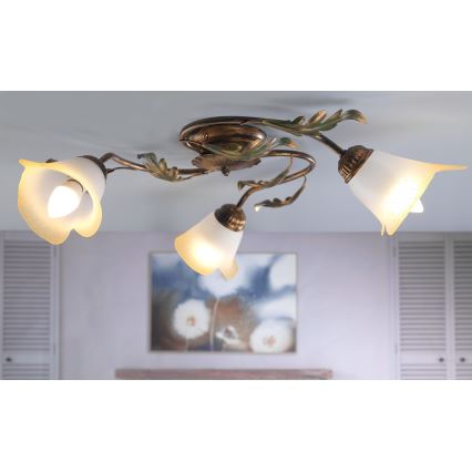 ONLI - Φωτιστικό οροφής QUERCIA 3xE14/6W/230V