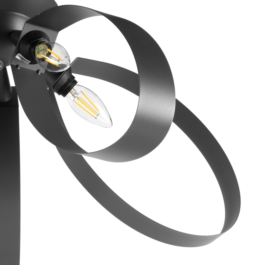ONLI - Φωτιστικό οροφής SERENA 5xE14/6W/230V μαύρο