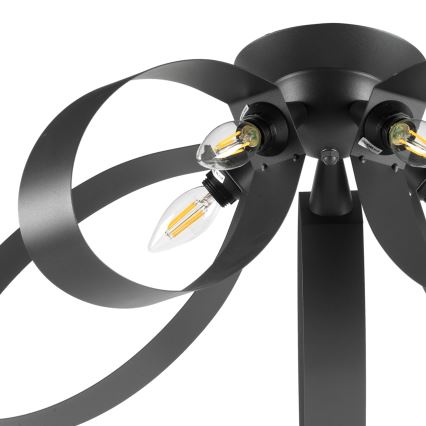 ONLI - Φωτιστικό οροφής SERENA 5xE14/6W/230V μαύρο