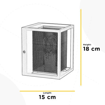 ONLI - Φωτιστικό τοίχου MALIK 1xE27/22W/230V χρυσαφί/μαύρο