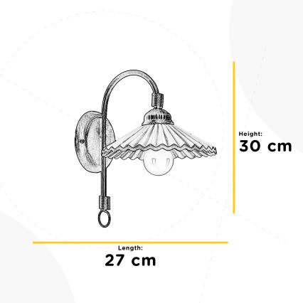 ONLI - Φωτιστικό τοίχου ROSINA 1xE14/6W/230V